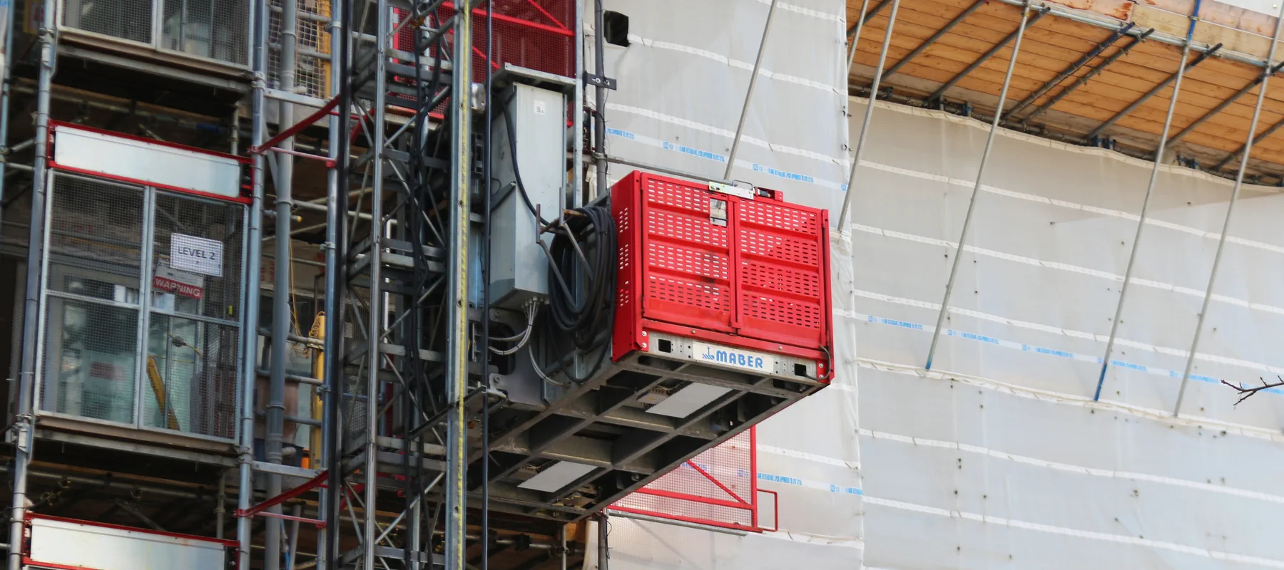 Goods Only Material Hoists Banner